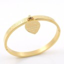 Bracelet rigide pour femme avec cœur H442 1