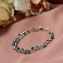 Bracelet rigide pour femme avec perles H167 5