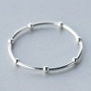 Bracelet rigide pour femme avec perles 1