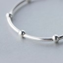 Bracelet rigide pour femme avec perles 3