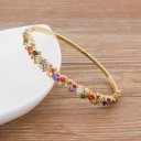 Bracelet rigide pour femmes avec pierres 2