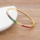 Bracelet rigide pour femmes avec pierres 7