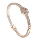 Bracelet rigide pour femmes avec pierres H467 11