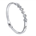 Bracelet rigide pour femmes avec pierres H467 3