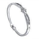 Bracelet rigide pour femmes avec pierres H467 6