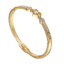 Bracelet rigide pour femmes avec pierres H467 8