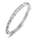Bracelet rigide scintillant pour femmes A1706 1
