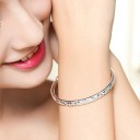 Bracelet rigide scintillant pour femmes A1706 2