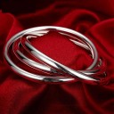 Bracelet rigide triple pour femme 1