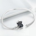 Bracelet serpent pour femme avec chat 3