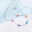 Bracelet serpent pour femmes avec cœurs 4