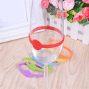 Bracelet-Shaped Glass Rings 6 pcs 5