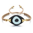 Bracelet tissé pour femme avec un œil 3