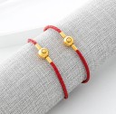 Bracelet tressé pour femmes avec perle 2