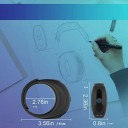 Bracelet vibrant en silicone pour pénis avec 10 modes de vibration, étanche, chargement USB, taille ajustable, emballage discret 6