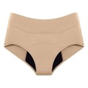 Bragas menstruales de 4 capas de construcción absorbente Fibra de bambú elastano Ropa reutilizable para el período menstrual 3