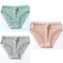Braguitas de algodón para mujer - 3 uds. 27