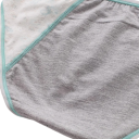 Braguitas menstruales 3 capas de algodón y elastano blancas con patrón floral ropa interior para uso durante la menstruación set de 3 piezas 3