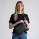 Brahna pentru aparat foto pe umăr, geantă crossbody sling cu compartimente și curele pentru trepied 4 l, nylon și poliester 3
