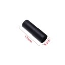 Brake Cable Caps 50 pcs Protective End Caps 17 × 5 mm Plastic Black for Bicycles Bowden Cable Termination 2