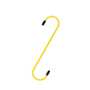 Brake Caliper and Axle Hook with Rubber Tips Universal Tool Yellow Colour 3