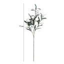 Branche artificielle avec des feuilles vert olive 77 cm Plante artificielle avec des fruits Branche d'arbre pour décorations de Noël, de mariage 3