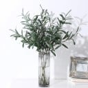 Branche d'olivier 77 cm Branche décorative artificielle sans fruits avec des feuilles réalistes Décoration intérieure élégante pour vase 2