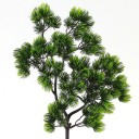 Branche de pin artificielle 42 cm Aiguilles vertes Plante factice Accessoire décoratif Bonsai Décoration intérieure Arrangement de mariage Décoration 5