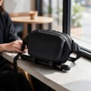 Brašna na fotoaparát cez rameno, crossbody sling taška s priečkami a popruhmi na statív 4 l, nylon a polyester, na cesty a výlety 6