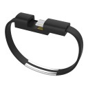 Brățară cablu de date USB la Micro USB / USB-C / Lightning 2