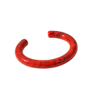 Brățară din acril pentru femei, manșetă, 6 cm lățime, formă geometrică, deschisă, grosime 1,15 cm, design modern pentru purtare zilnică 3