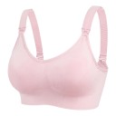 Breathable Nursing Bra for Pregnant Women with Clips on the Straps and Mesh Between the Cups with Wide Straps and Hooks at the Back 3