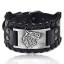 Breites Herren-Lederarmband H207 18