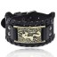 Breites Herren-Lederarmband H207 22