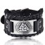 Breites Herren-Lederarmband H207 6