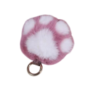 Breloc 8,5 x 8,5 cm Poliester Pufos Lăbuță de pisică Pendentiv pentru chei rucsac geantă Accesoriu moale și pufos Cadou drăguț 8