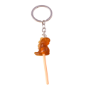 Breloc cu bomboană 12 cm Pendentiv din rășină în formă de dinozaur Decorare dulce pentru chei, rucsac, geantă, cadou pentru copii 3