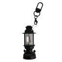 Breloc cu LED 6 cm Lampă cu petrol Breloc decorativ din plastic cu simulare LED a luminii pentru chei rucsac 1