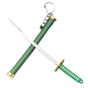 Brelok Katana z etui Brelok Katana z etui Zawieszka z mieczem samurajskim 15 cm 1