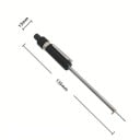 Bremsbelagprüfmaßstab 135 x 13 mm Stiftform Weiße Skala Schwarzer Griff Zum Messen von Innen- und Außenscheiben 2