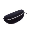 Brilleetui Hårdt etui med lynlås 16,5 x 7,8 cm Med plastikkarabin Til solbriller og briller med styrke Rejsebeskyttelsesetui til rygsæk 5