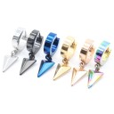 Brincos circulares com pendente G2560 2