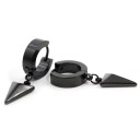 Brincos circulares com pendente G2560 4