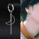 Brincos circulares com pendente G487 5