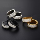 Brincos circulares com zircónios G1512 3