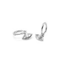 Brincos circulares femininos com olho R27 3