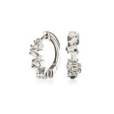 Brincos circulares femininos com pedras R25 10