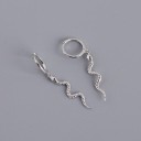 Brincos circulares femininos com pendente G237 22