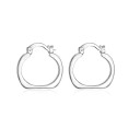 Brincos circulares femininos G1361 1