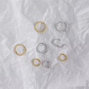 Brincos circulares femininos R76 5